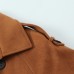 Deer skin velvet shoulder loop sleeve loop suit jacket