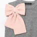 Bow tie vest style knitted sweater