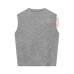 Bow tie vest style knitted sweater