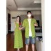 Couple Outfits Summer Chiffon Floral Dress for Women Long Dress for Vacation Travel Photography Beach Resort Dress Men's Shirt