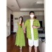 Couple Outfits Summer Chiffon Floral Dress for Women Long Dress for Vacation Travel Photography Beach Resort Dress Men's Shirt