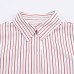 Striped loose fit poplin shirt for women