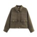 Suede textured jacket