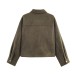 Suede textured jacket