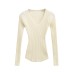 Slim fit and slimming V-neck top