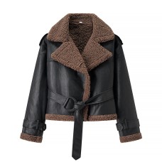 Fur one-piece coat