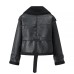 Fur one-piece coat
