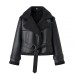 Fur one-piece coat