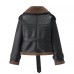 Fur one-piece coat