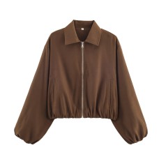 Puff zipper jacket