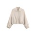Puff zipper jacket