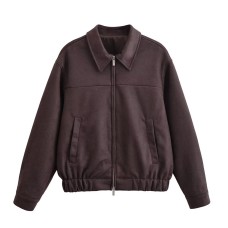 Suede textured jacket
