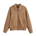 Suede textured jacket