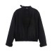 Button decoration loose casual jacket
