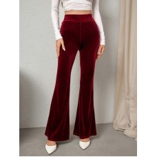 High waisted women's micro flared pants