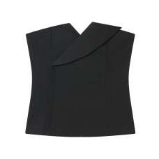 Hot girl strapless sleeveless top women's clothing