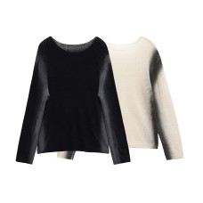 Fading effect printed long sleeves