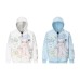 Print Hooded Zip-Up Sweatshirt Unisex Autumn Loose Casual Versatile Jacket