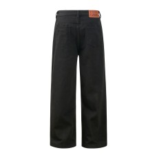 Straight Leg Cargo Jeans  Slim Fit Design Casual Long Pants