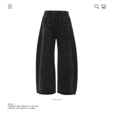 Distressed Deconstructed Sweatpants Unisex Loose Slim Fit Casual Long Pants