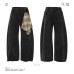 Distressed Deconstructed Sweatpants Unisex Loose Slim Fit Casual Long Pants