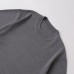 Solid color loose plain short sleeved knitted sweater