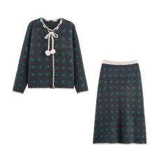 Jacquard Knitted Set