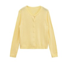Solid color round neck long sleeved knitted sweater Solid color round neck long sleeved knitted sweater
