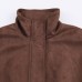 Suede leather jacket