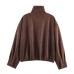 Suede leather jacket