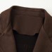 Jacket with waistband and suede effect