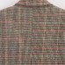 Plaid woolen casual suit