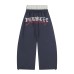 Patchwork Double Waistband Knife-Edge Casual Trousers Sweatpants Wholesale