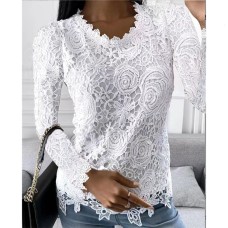 Lace Long Sleeve Top for Women Style Autumn Winter Fashion Lace Long Sleeve Top for Women Style Autumn Winter Fashion