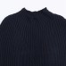 Street ribbed vest knitted sweater