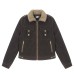 Creative Solid Color Women's Zip-Up Coat with Fur Collar Cotton Jacket