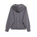 Hooded long sleeved knitted minimalist sweatshirt