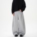Deconstructed Design Knife-Shape Casual Pants for Men, Loose-Fit Sport Sweatpants, Trendy Wide-Leg Versatile Long Trousers
