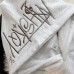 Hoodie for Women in White and Gray with Embroidery, Oversized Hooded Sweatshirt Top, Casual Fit