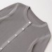 Round neck long sleeved knitted top