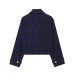 Double breasted short jacket