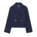 Double breasted short jacket