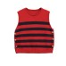 Side button decoration knitted vest