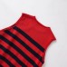 Side button decoration knitted vest