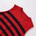 Side button decoration knitted vest