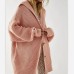 Knitted Autumn/Winter Women's New Fashion Oversized Loose Open Front Cardigan with Pocket and Notch Lapel