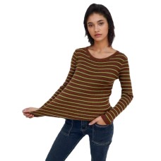 Knitted Sweater with Color-blocked Design, Long Sleeve Crew Neck Autumn/Winter FashionCasual Top Knitted Sweater with Color-blocked Design, Long Sleeve Crew Neck Autumn/Winter FashionCasual Top
