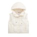 Hooded cotton vest