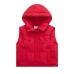 Hooded cotton vest