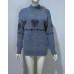 Knitted Christmas Sweater Women's Autumn Winter New Style Half High Neck Snowflake Stripe Knitwear Knitted Christmas Sweater Women's Autumn Winter New Style Half High Neck Snowflake Stripe Knitwear
